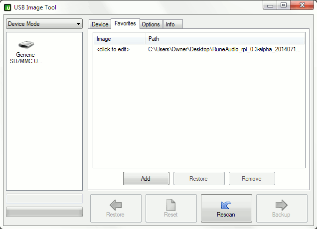 USB Image Tool